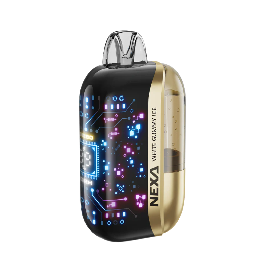 White Gummy Ice Nexa Ultra 50000 - Black Coral